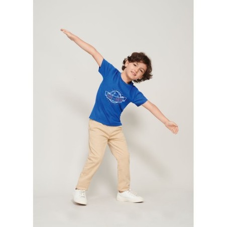 T-shirt Enfant Personnalisable Bio 175g | PIONEER KIDS Matières : coton biologique Taille textile : 3XL Couleurs : noir profond 