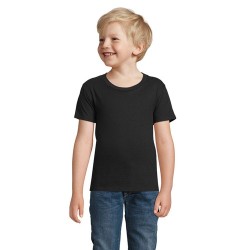 T-shirt Enfant Personnalisable Bio 175g | PIONEER KIDS Matières : coton biologique Taille textile : M Couleurs : noir profond li