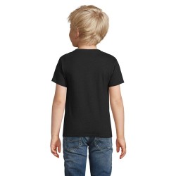 T-shirt Enfant Personnalisable Bio 175g | PIONEER KIDS Matières : coton biologique Taille textile : XXL Couleurs : noir profond 