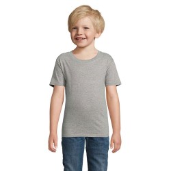 T-shirt Enfant Personnalisable Bio 175g | PIONEER KIDS Matières : coton biologique Taille textile : XXL Couleurs : gris chiné ob