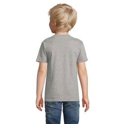T-shirt Enfant Personnalisable Bio 175g | PIONEER KIDS Matières : coton biologique Taille textile : XXL Couleurs : gris chiné ca