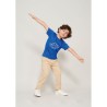 T-shirt Enfant Personnalisable Bio 175g | PIONEER KIDS Matières : coton biologique Taille textile : M Couleurs : bleu royal impr
