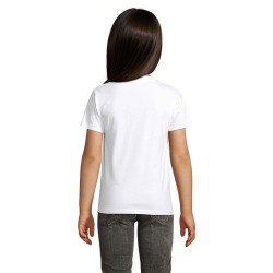 T-shirt Enfant Personnalisable Bio 175g | PIONEER KIDS Matières : coton biologique Taille textile : M Couleurs : blanc objet pro
