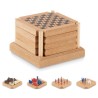 Sous-verres personnalisés 4 pièces - COASTGAME Matières : MDF Couleurs : bois