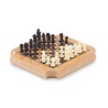 Sous-verres personnalisés 4 pièces - COASTGAME Matières : MDF Couleurs : bois personnalisable avec votre logo