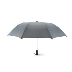 Parapluie Automatique Personnalisé avec Ouverture Rapide - HAARLEM Matières : métal Couleurs : gris marquage laser ultra précis