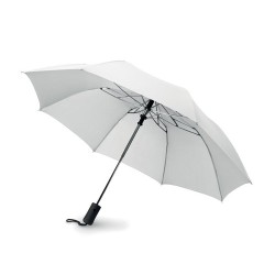 Parapluie Automatique Personnalisé avec Ouverture Rapide - HAARLEM Matières : métal Couleurs : blanc objet publicitaire robuste