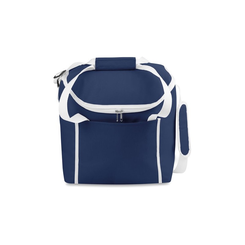 Sac isotherme personnalisé en polyester 600D pour vos sorties Matières : PET Couleurs : bleu personnalisable avec votre logo
