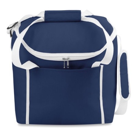 Sac isotherme personnalisé en polyester 600D pour vos sorties Matières : PET Couleurs : bleu personnalisable avec votre logo