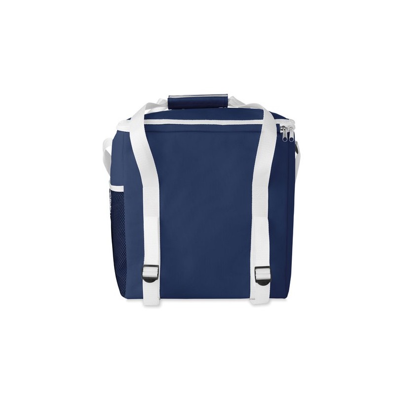 Sac isotherme personnalisé en polyester 600D pour vos sorties Matières : PET Couleurs : bleu goodies publicitaire événementiel