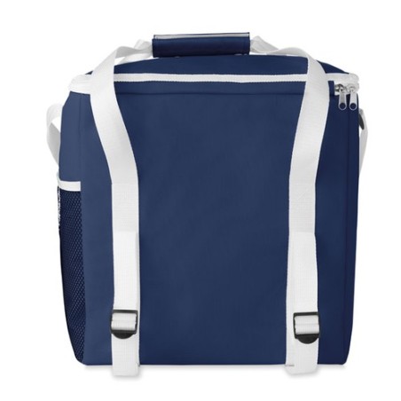 Sac isotherme personnalisé en polyester 600D pour vos sorties Matières : PET Couleurs : bleu goodies publicitaire événementiel