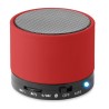 Haut-parleurs sans fil Audio Premium Personnalisés ROUND BASS pas cher Couleurs : rouge cadeau entreprise pas cher