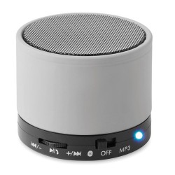 Haut-parleurs sans fil Audio Premium Personnalisés ROUND BASS pas cher Couleurs : argenté mat livraison express 24h 48h