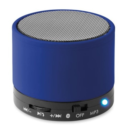 Haut-parleurs sans fil Audio Premium Personnalisés ROUND BASS pas cher Couleurs : bleu royal impression haute définition