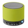 Haut-parleurs sans fil Audio Premium Personnalisés ROUND BASS pas cher Couleurs : vert citron personnalisable avec votre logo