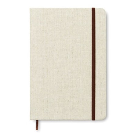 Carnet A5 en Toile Éco-responsable avec 96 Pages - CANVAS Matières : papier Couleurs : beige
