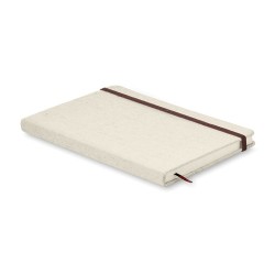 Carnet A5 en Toile Éco-responsable avec 96 Pages - CANVAS Matières : papier Couleurs : beige cadeau entreprise pas cher
