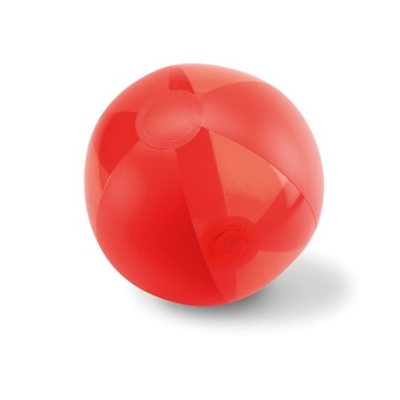 Ballon de plage gonflable personnalisé, cadeau d'entreprise AQUATIME Matières : PVC Couleurs : rouge marquage laser ultra précis