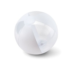 Ballon de plage gonflable personnalisé, cadeau d'entreprise AQUATIME Matières : PVC Couleurs : blanc impression haute définition
