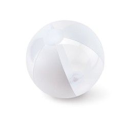 Ballon de plage gonflable personnalisé, cadeau d'entreprise AQUATIME Matières : PVC Couleurs : blanc livraison express 24h 48h
