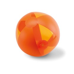 Ballon de plage gonflable personnalisé, cadeau d'entreprise AQUATIME Matières : PVC Couleurs : orange personnalisable avec votre