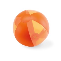 Ballon de plage gonflable personnalisé, cadeau d'entreprise AQUATIME Matières : PVC Couleurs : orange goodies entreprise design