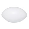 Ballon de rugby anti-stress personnalisé MADERA Matières : PU Couleurs : blanc