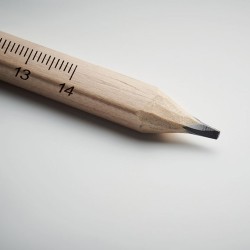 Crayon de charpentier personnalisé de précision pas cher MADEROS Matières : bois Couleurs : bois objet promotionnel éco-responsa