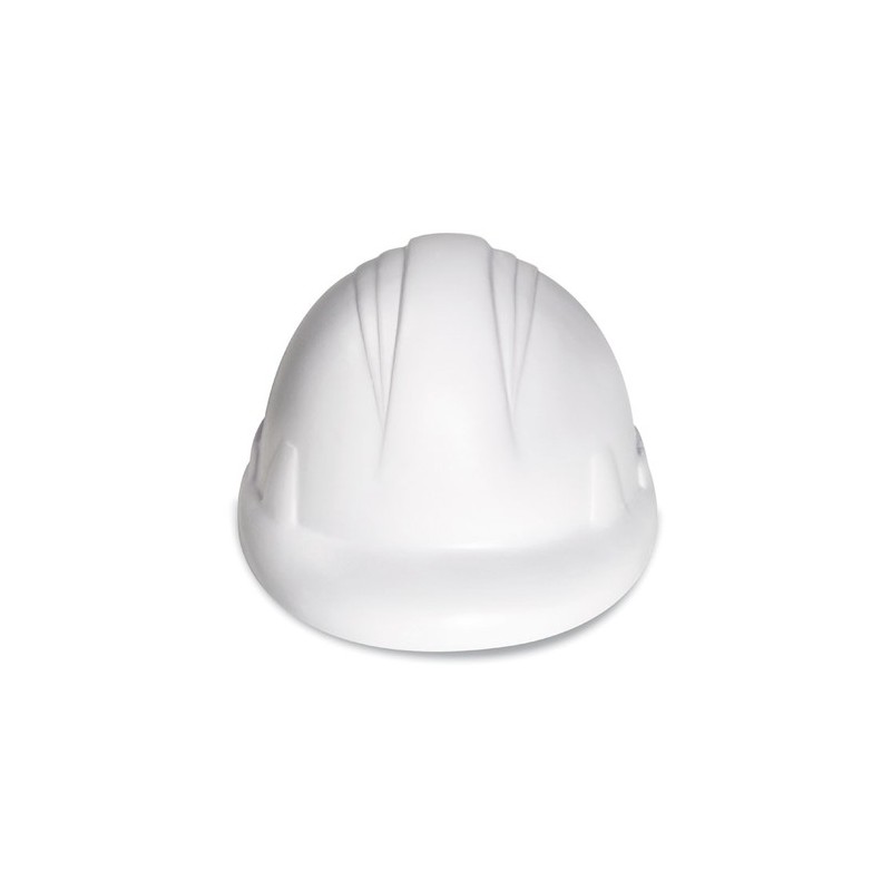Casque de chantier anti-stress personnalisé MINEROSTRESS Matières : PU Couleurs : blanc