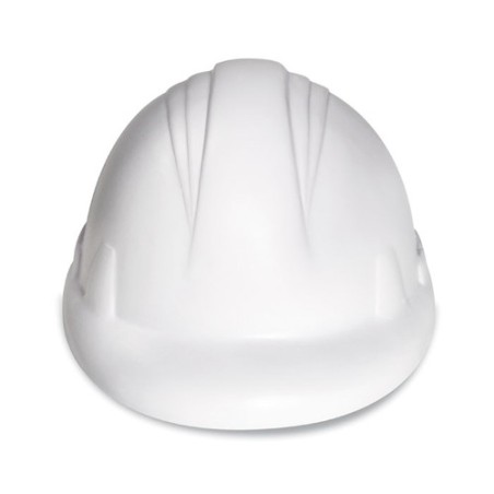 Casque de chantier anti-stress personnalisé MINEROSTRESS Matières : PU Couleurs : blanc