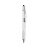 Stylo Bille Multifonction Personnalisé Éco-responsable TOOLPEN Matières : ABS Couleurs : argenté mat