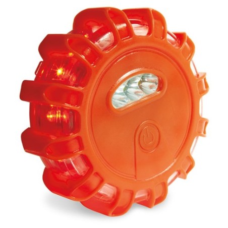 Lampe d'urgence LED personnalisée de sécurité routière 5LIGHTS pas cher Couleurs : orange Matières : TPR cadeau entreprise pas c