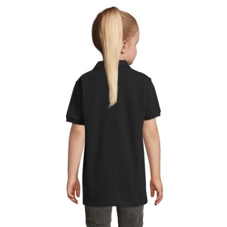 Polo Enfant 100% Coton Idéal pour Cadeaux Personnalisés - PERFECT KIDS Matières : coton Taille textile : 3XL Couleurs : noir goo