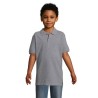 Polo Enfant 100% Coton Idéal pour Cadeaux Personnalisés - PERFECT KIDS Matières : coton Taille textile : 3XL Couleurs : gris chi
