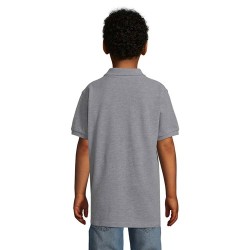 Polo Enfant 100% Coton Idéal pour Cadeaux Personnalisés - PERFECT KIDS Matières : coton Taille textile : 3XL Couleurs : gris chi