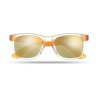 Lunettes de soleil miroir personnalisées - AMERICA TOUCH Matières : Polycarbonate (PC) Couleurs : orange goodies publicitaire év
