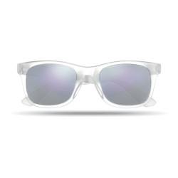 Lunettes de soleil miroir personnalisées - AMERICA TOUCH Matières : Polycarbonate (PC) Couleurs : transparent personnalisable av