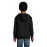 Hoodie Enfant Personnalisé avec Zip et Capuche - STONE KIDS Matières : coton Taille textile : XL Couleurs : noir objet publicita