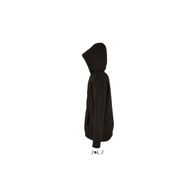 Hoodie Enfant Personnalisé avec Zip et Capuche - STONE KIDS Matières : coton Taille textile : XL Couleurs : noir personnalisable