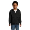 Hoodie Enfant Personnalisé avec Zip et Capuche - STONE KIDS Matières : coton Taille textile : XXL Couleurs : noir marquage laser