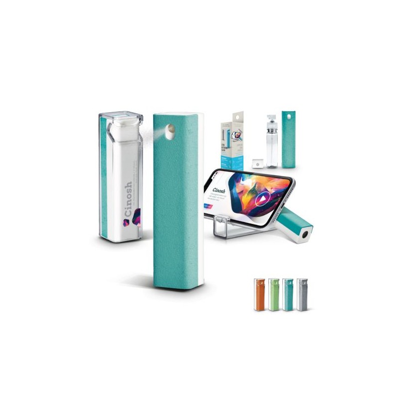 Spray nettoyant  2 en 1 pour écran et support smartphone (15 ml) - Personnalisable goodies publicitaire événementiel