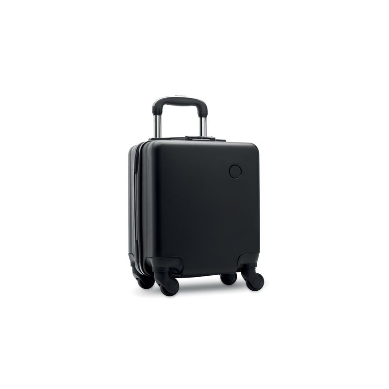 Valise trolley compacte et pratique personnalisée STOR sous siège Matières : ABS Couleurs : noir