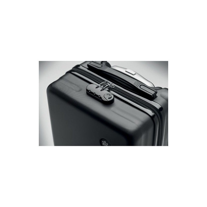Valise trolley compacte et pratique personnalisée STOR sous siège Matières : ABS Couleurs : noir personnalisable avec votre logo
