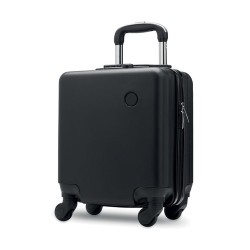 Valise trolley compacte et pratique personnalisée STOR sous siège Matières : ABS Couleurs : noir goodies publicitaire événementi