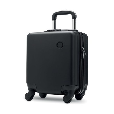 Valise trolley compacte et pratique personnalisée STOR sous siège Matières : ABS Couleurs : noir goodies publicitaire événementi
