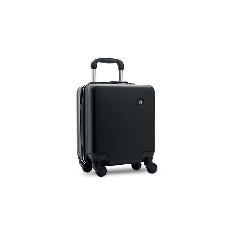 Valise trolley compacte et pratique personnalisée STOR sous siège Matières : ABS Couleurs : noir impression haute définition