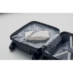 Valise trolley compacte et pratique personnalisée STOR sous siège Matières : ABS Couleurs : noir livraison express 24h 48h