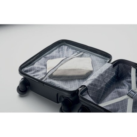 Valise trolley compacte et pratique personnalisée STOR sous siège Matières : ABS Couleurs : noir livraison express 24h 48h