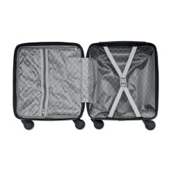 Valise trolley compacte et pratique personnalisée STOR sous siège Matières : ABS Couleurs : noir objet promotionnel éco-responsa