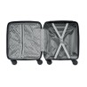 Valise trolley compacte et pratique personnalisée STOR sous siège Matières : ABS Couleurs : noir objet promotionnel éco-responsa